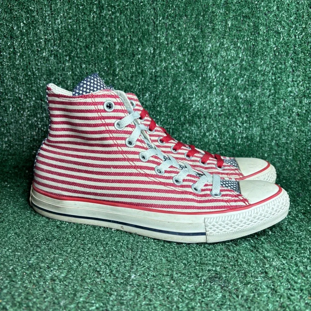Converse Chuck Taylor All Star Spec Hi USA Sneakers Red Unisex Mens 8 Womens 10